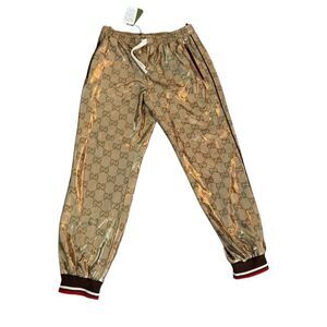 Men's Gucci GG technical Jersey jog  pants size XL made in Italy NWT
